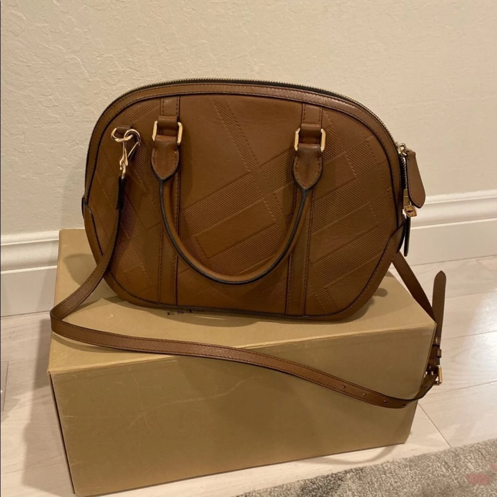 Authentic Burberry Crossbody Bowling Bag!!